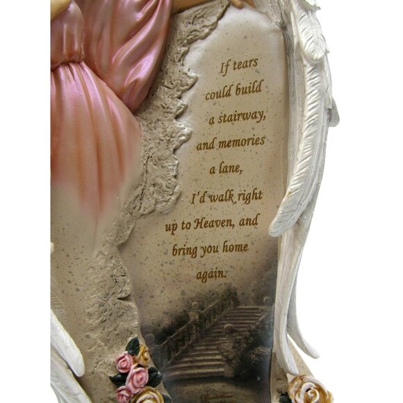 Hamilton Collection Angel In Loving Memory Statue MEMORIAL FIGURINE 12" Tall - Picture 10 of 12